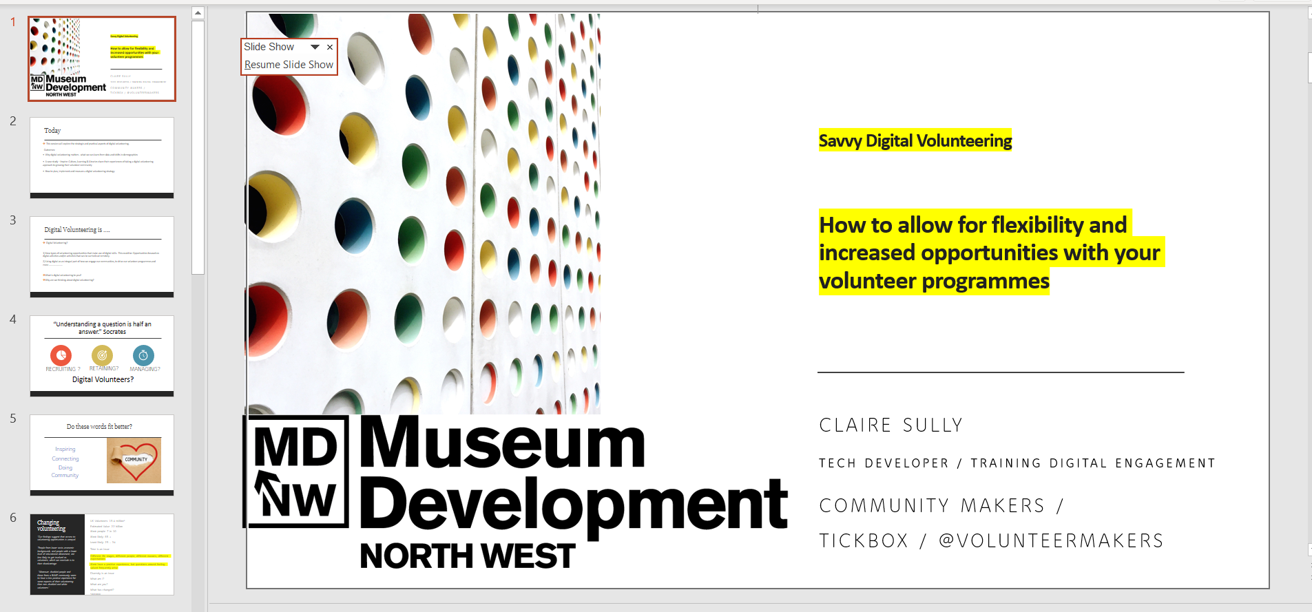 SAVVY DIGITAL FOR DRIVING VOLUNTEER PROGRAMMES - Volunteer Makers